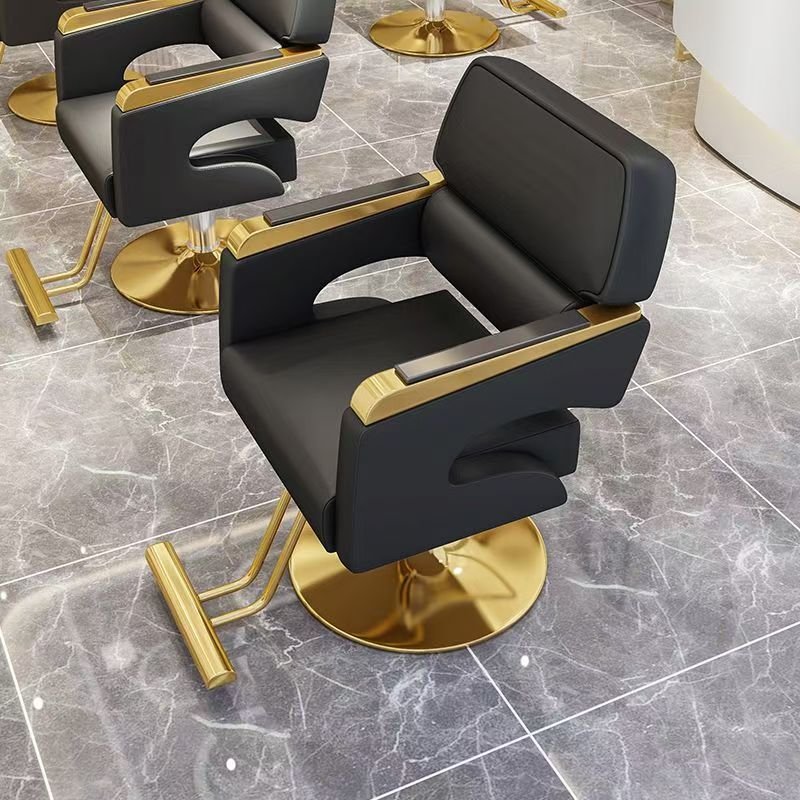 K 2024 New Salon Chair Reclining Barber Chair Hairdressing Styling Chair Adjustable Barbershop Furniture