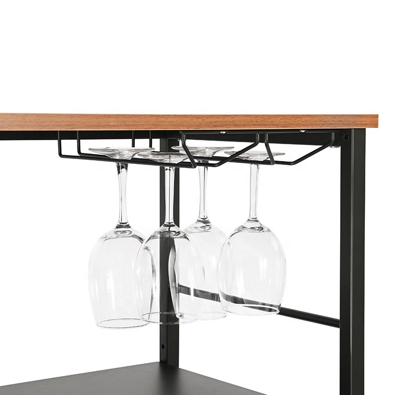 Fashion Home Kitchen Serving Trolley Mobile Storage Cart Hotel Food Coffee Salon Cart Drinks Bar Cart Kitchen Trolley