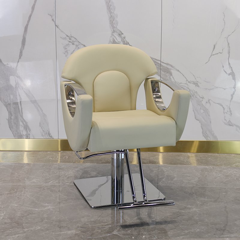 Sell luxury salon chair, hair salon golden hairdressing chair, adjustable styling recliner style barber chair