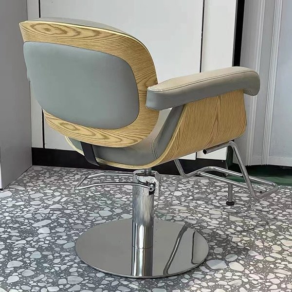 Simple Design Hairdressing Hair Reclining Hydraulic Vintage Shop Furniture Beauty Salon Barber Styling Chair