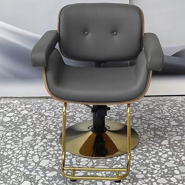 Simple Design Hairdressing Hair Reclining Hydraulic Vintage Shop Furniture Beauty Salon Barber Styling Chair