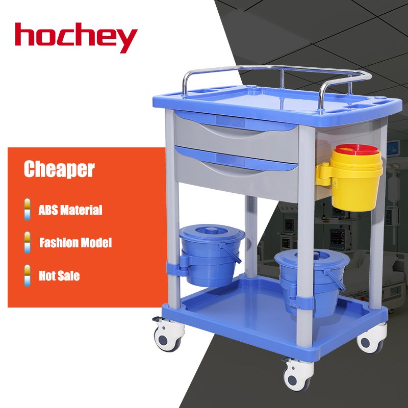 Hot Sale Multi-functional Medical Nurse High Quality Trolley ABS Mobile Utility Cart Medical Trolley Hospital Equipment