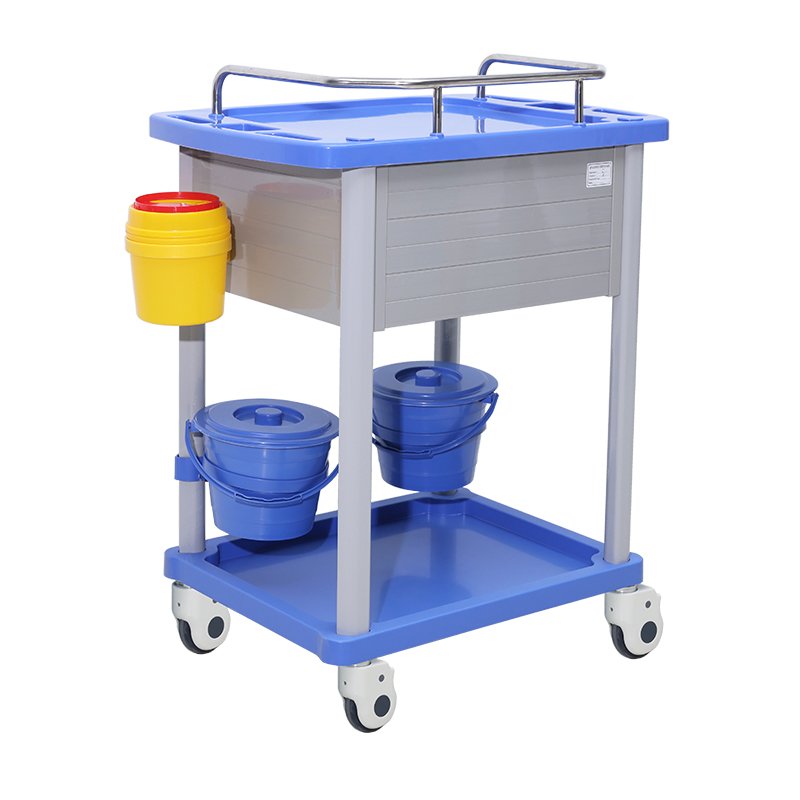 Hot Sale Multi-functional Medical Nurse High Quality Trolley ABS Mobile Utility Cart Medical Trolley Hospital Equipment