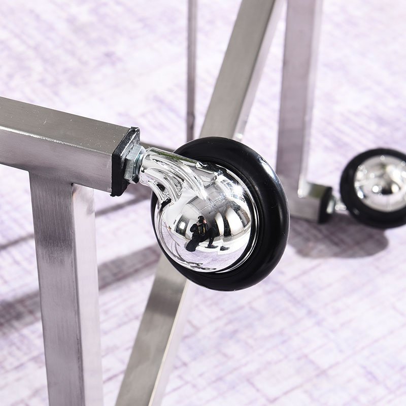 New stainless steel hair cart, overall three-layer cart, tool cart, hair dyeing cart