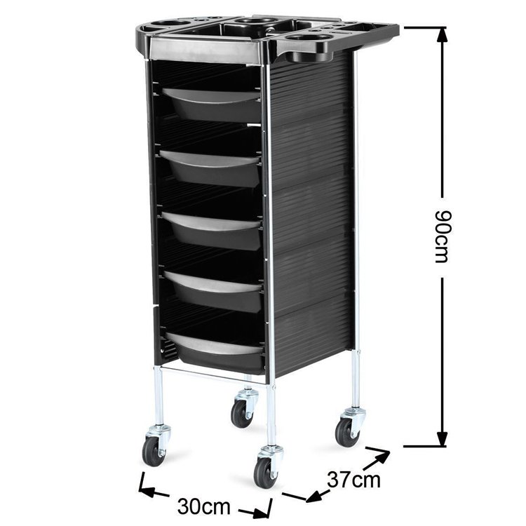 Rolling Manicure Salon Beauty Hair Cart Large Capacity Mobile SPA Tattoo Hairdresser Barber Tools Storage Stand Holder Trolley