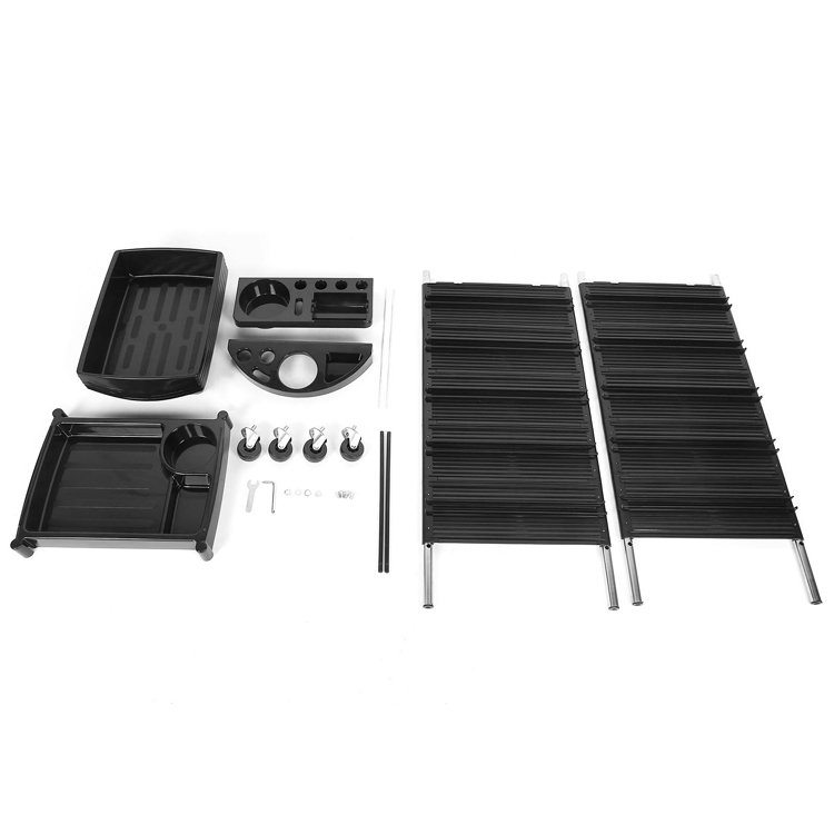 Rolling Manicure Salon Beauty Hair Cart Large Capacity Mobile SPA Tattoo Hairdresser Barber Tools Storage Stand Holder Trolley