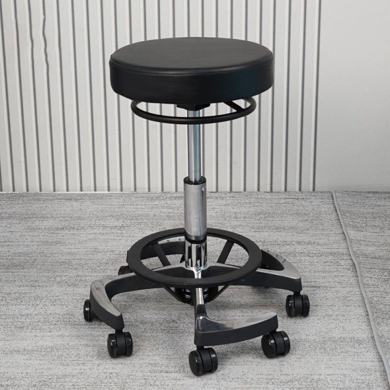 Modern and simple home bedroom dressing swivel chair lifting and rotating barber and beauty stool with backrest barber chair