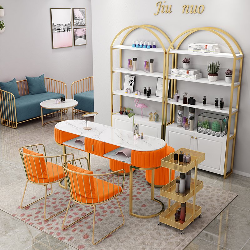80/90/100/130/150/180cm flannelette manicure nail salon table chair set for nail art furniture