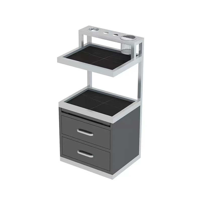 Factory Direct Barber Shop Cabinet Tool Table Hairdresser Special Shelf Hairdressing Floor Mirror Table Cabinet
