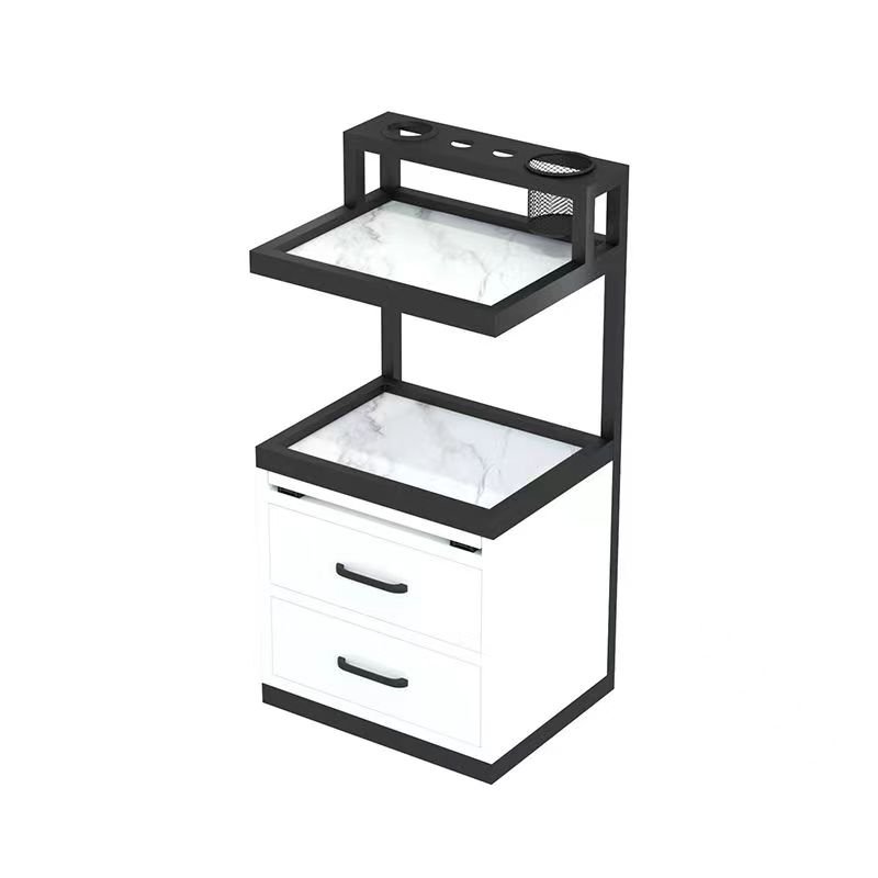 Factory Direct Barber Shop Cabinet Tool Table Hairdresser Special Shelf Hairdressing Floor Mirror Table Cabinet