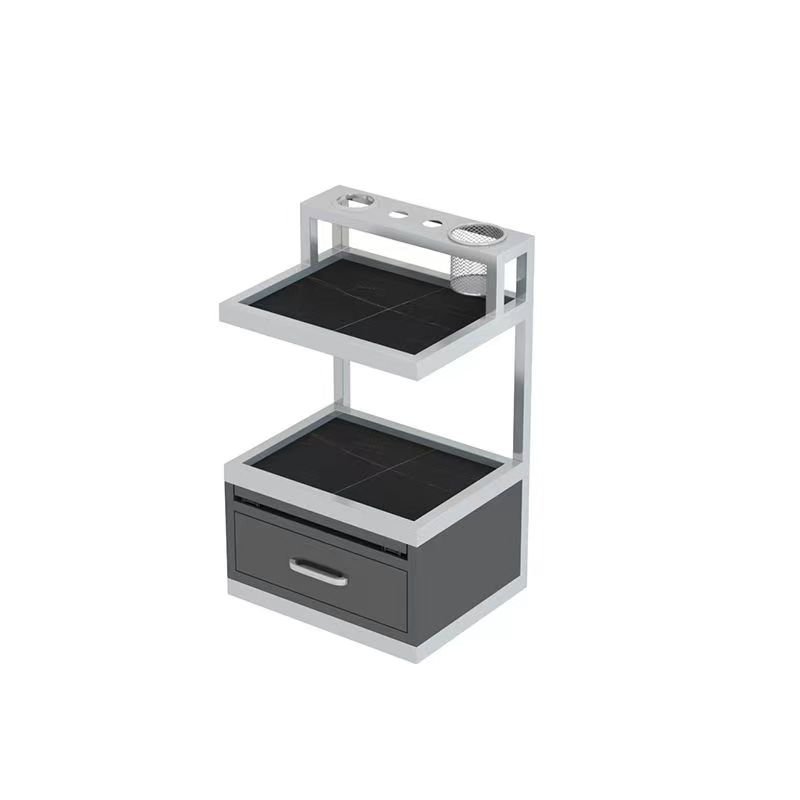 Factory Direct Barber Shop Cabinet Tool Table Hairdresser Special Shelf Hairdressing Floor Mirror Table Cabinet