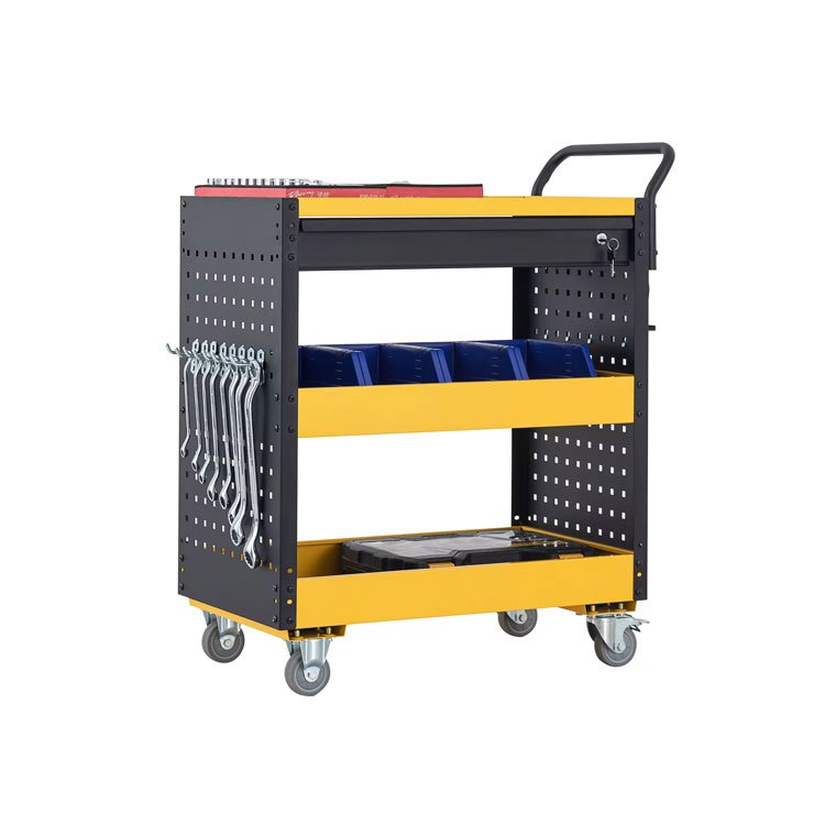 beauty salon drawer cnc storage trolley handle wheels professional detailing garage workshop rolling mechanic china tool cart