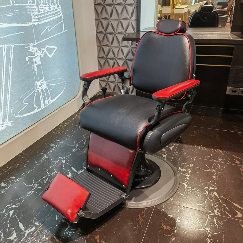 new design black color beauty salon chair vintage high end barber chair for men