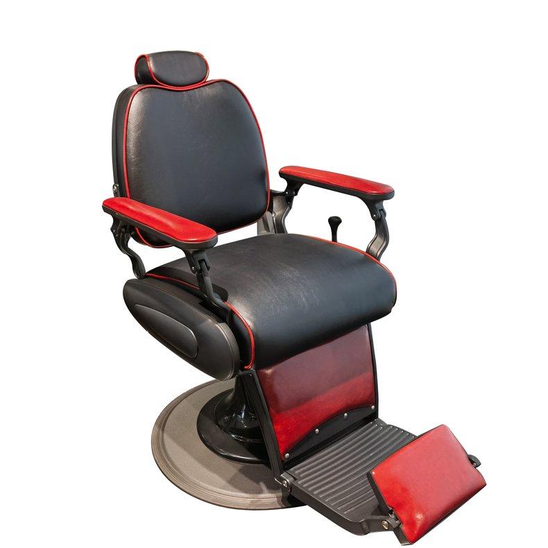 new design black color beauty salon chair vintage high end barber chair for men