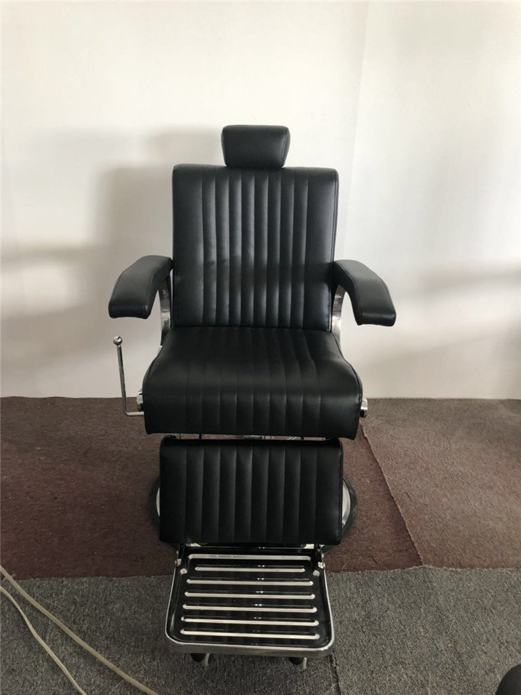 Kisen Hot Sale Salon Furniture Sillas De Barbero Profesional Barbershop Equipment Haircut Reclining Barber Chair