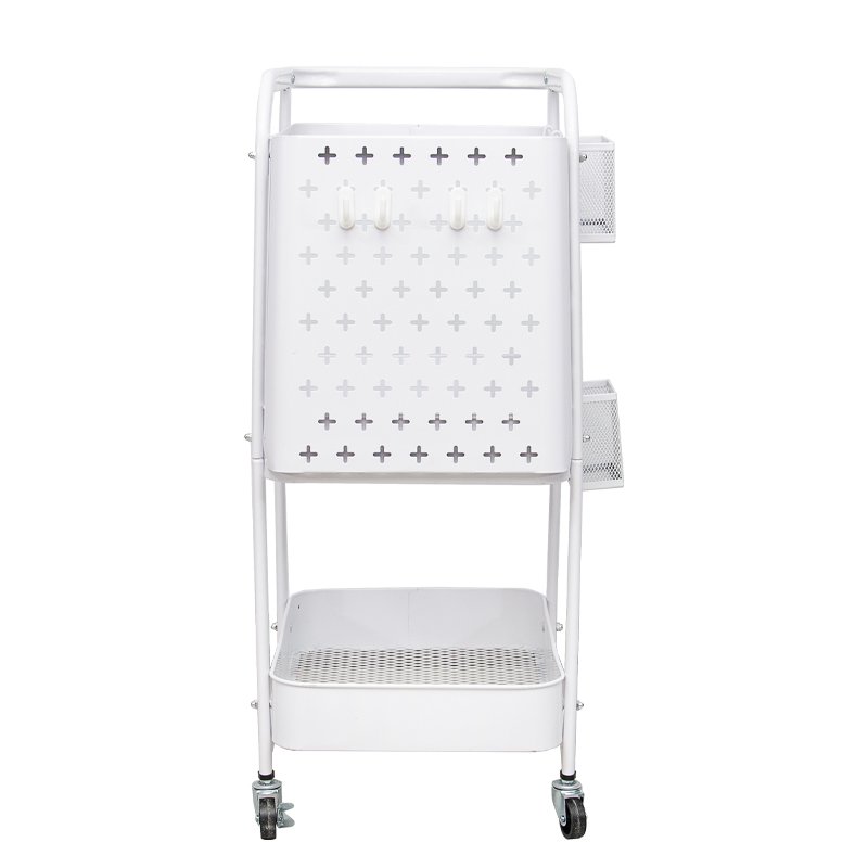Hot sale 3 Tiers kitchen metal Rolling utility Cart Mobile Small Rolling Cart Storage Trolley 3 Drawers storage cart