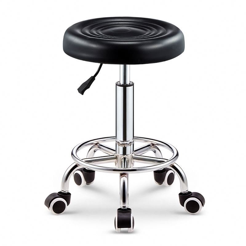 Adjustable Height Swivel Medical Clinic Classic Style Tattoo Spa Salon Barber Shop Stool Chair With Wheels