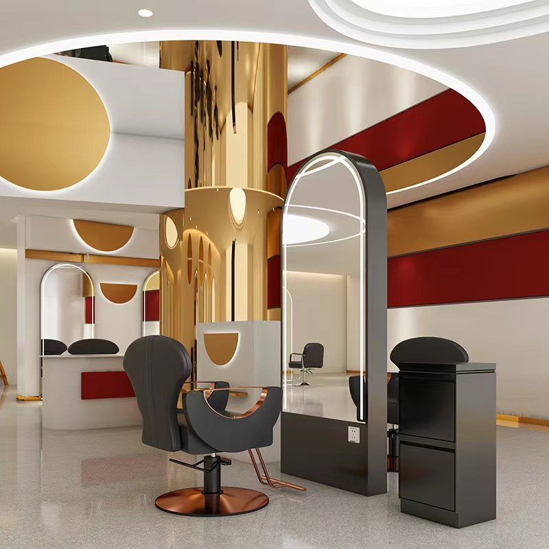 Diant Factory Cheap Price Hot Sale High Quality Salon Furniture Equipment Stainless Steel Barber Mirror