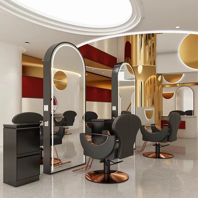 Diant Factory Cheap Price Hot Sale High Quality Salon Furniture Equipment Stainless Steel Barber Mirror