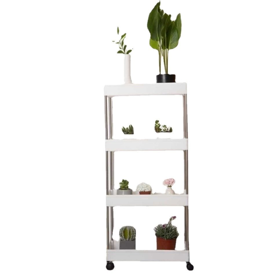 Environmentally Friendly Plastic PP Multi-layer Convenient Household Kitchen Shelves Storage Holder Spice Rack Organizer Trolley