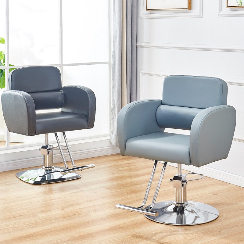 Modern Hydraulic Barber Chair with Leather Material Hydraulic Lift Hairdressing Stool from China Supplier Sale for Spa Salon Use