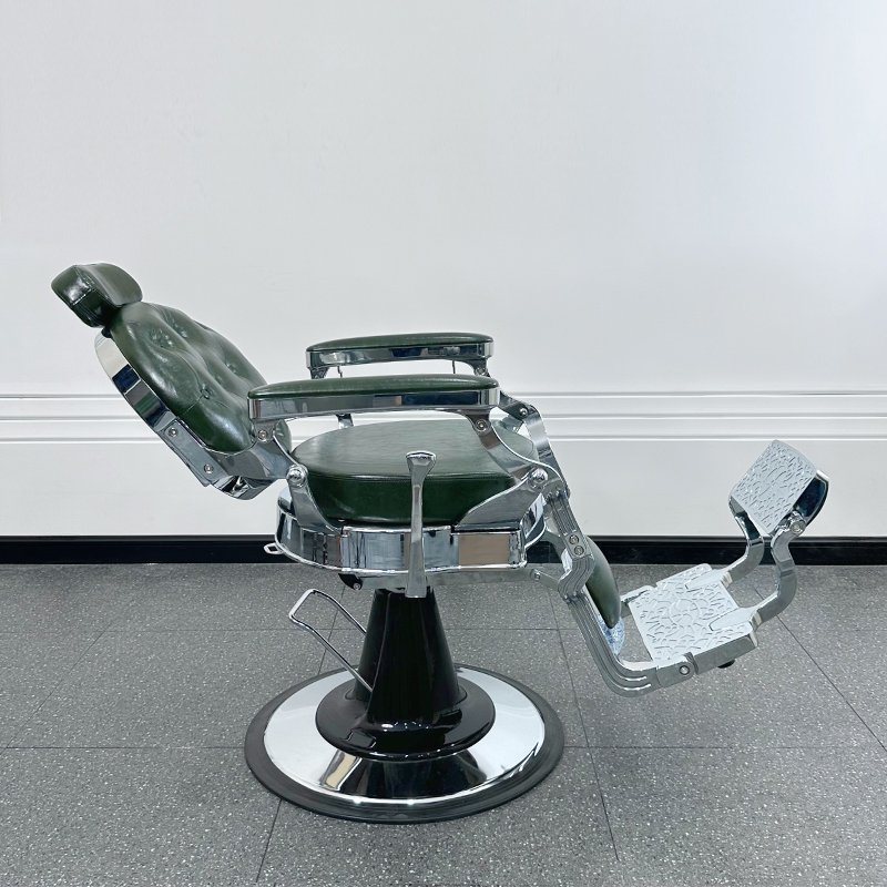Classic olive vintage heavy duty barber chair barber chair hydraulic antique hair cutting chair
