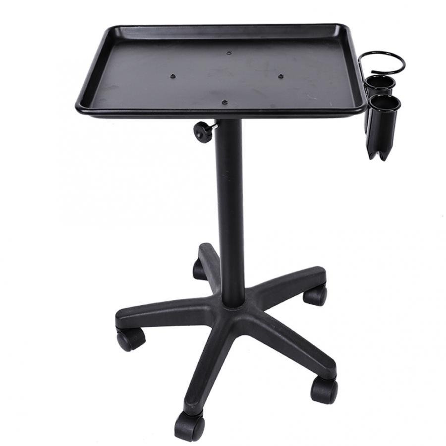Salon Hair Stylist Hair Extension Tool Rolling Aluminum Instrument Tray on Wheels hair Assembled salon trolley cart
