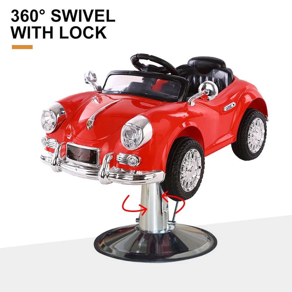 Factory Wholesale Blue Kid Barber Chair Hair Salon Furniture Car Sh Baby Armchair For Salon Place