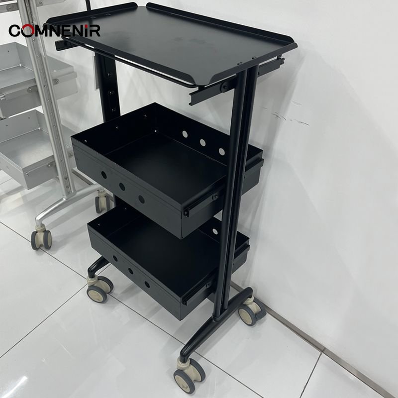 Wholesale Multifunctional Spa Trolley Cart Beauty Hair Salon Tool Trolley Rolling Cart with Wheels