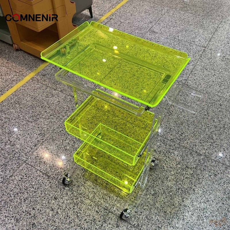 Wholesale Multifunctional Spa Trolley Cart Beauty Hair Salon Tool Trolley Rolling Cart with Wheels