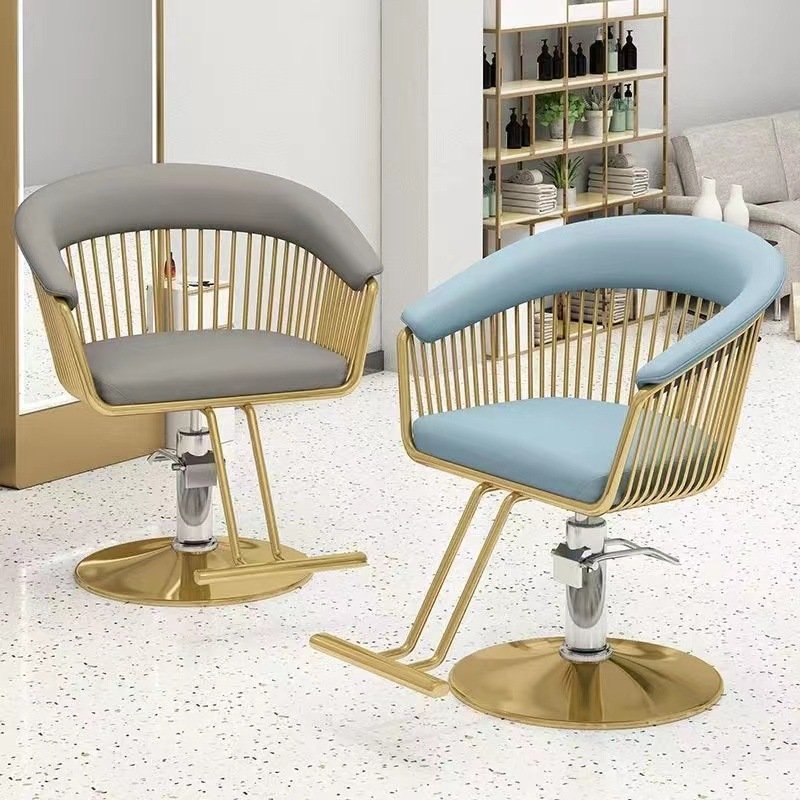 Modern Styling Reclining Barber Chair Synthetic Leather Hydraulic Steel Design Base Salon Furniture Hair Beauty Salons Barber