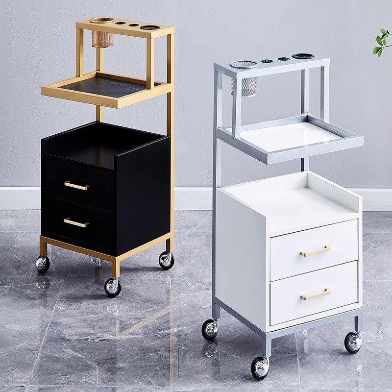 Professional Movable Salon Furniture Trolley Cart with Drawers and Wheels Hair & Beauty Spa Kitchen Working Station