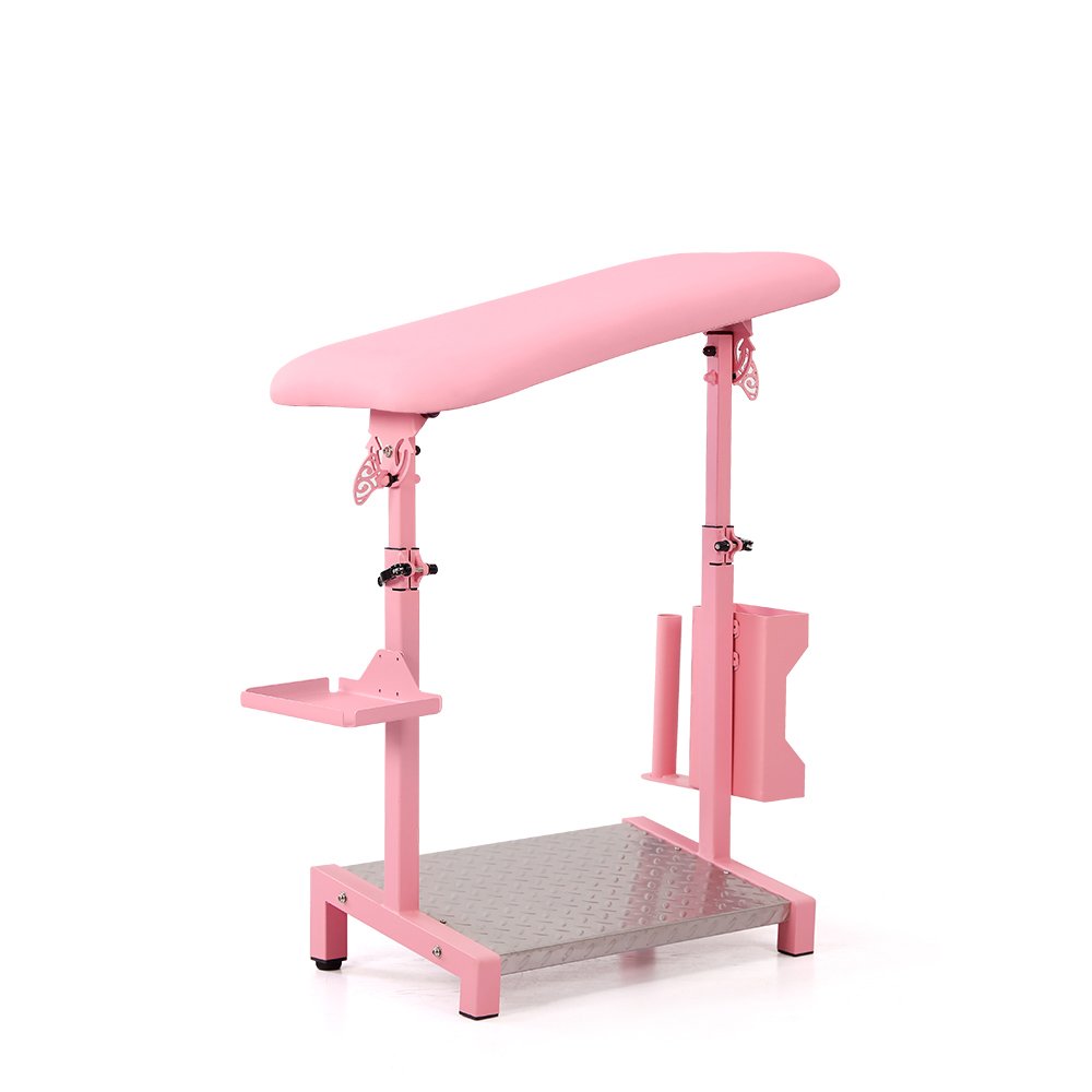 Pink Extra Large Tattoo Armrest Stand Adjustable Tattoo Studio Supply Portable Beauty Tattoo Furniture