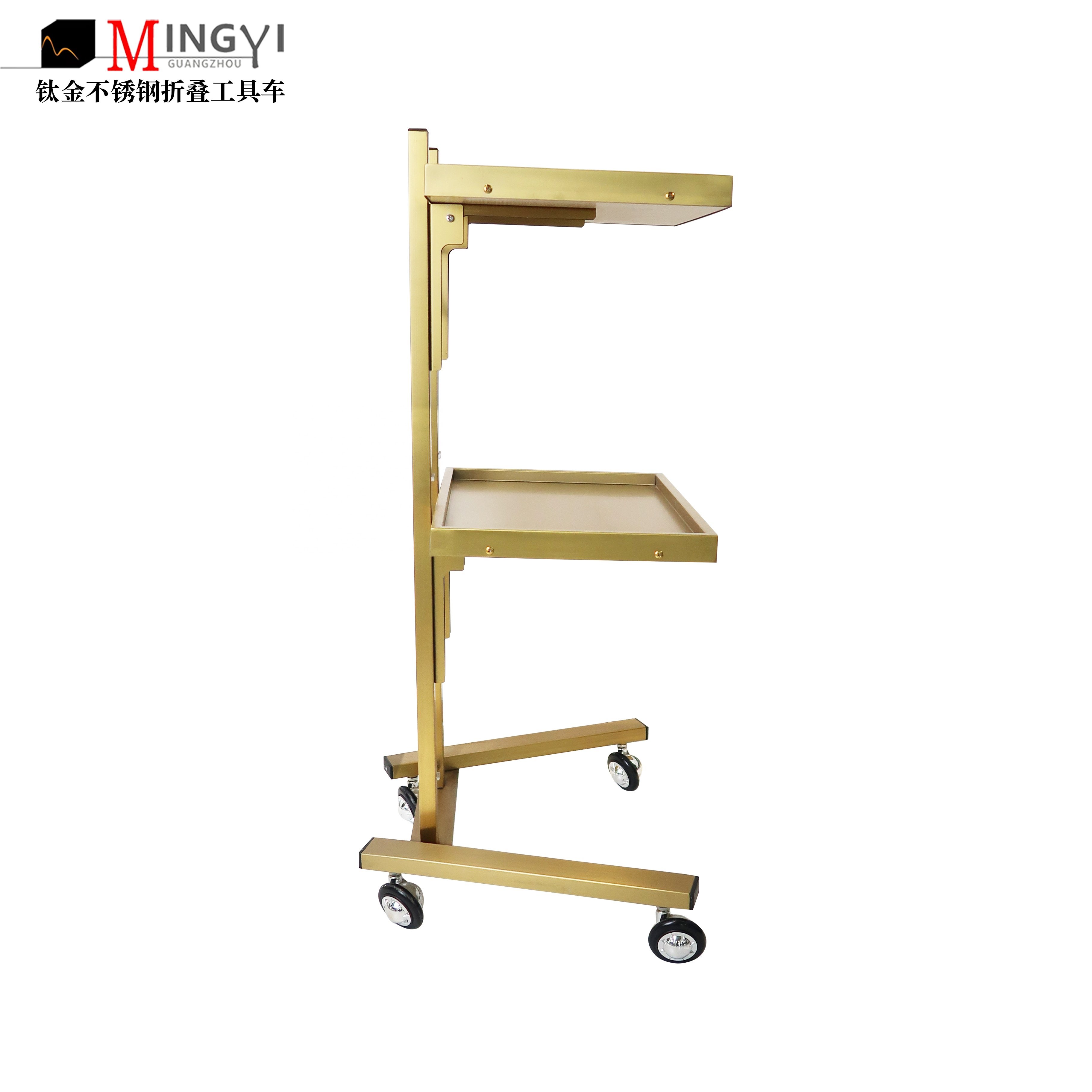 Hair salon trolley with rolling wheels for barber shop beauty salon tray cart hair station equipment furniture