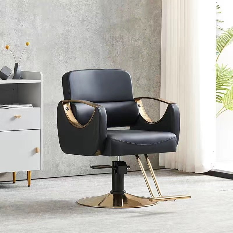 Hot Sale Modern Luxury Barber Chair Wholesale Beauty Salon Equipment Leather Steel Material for Home Living Room Barber Shop