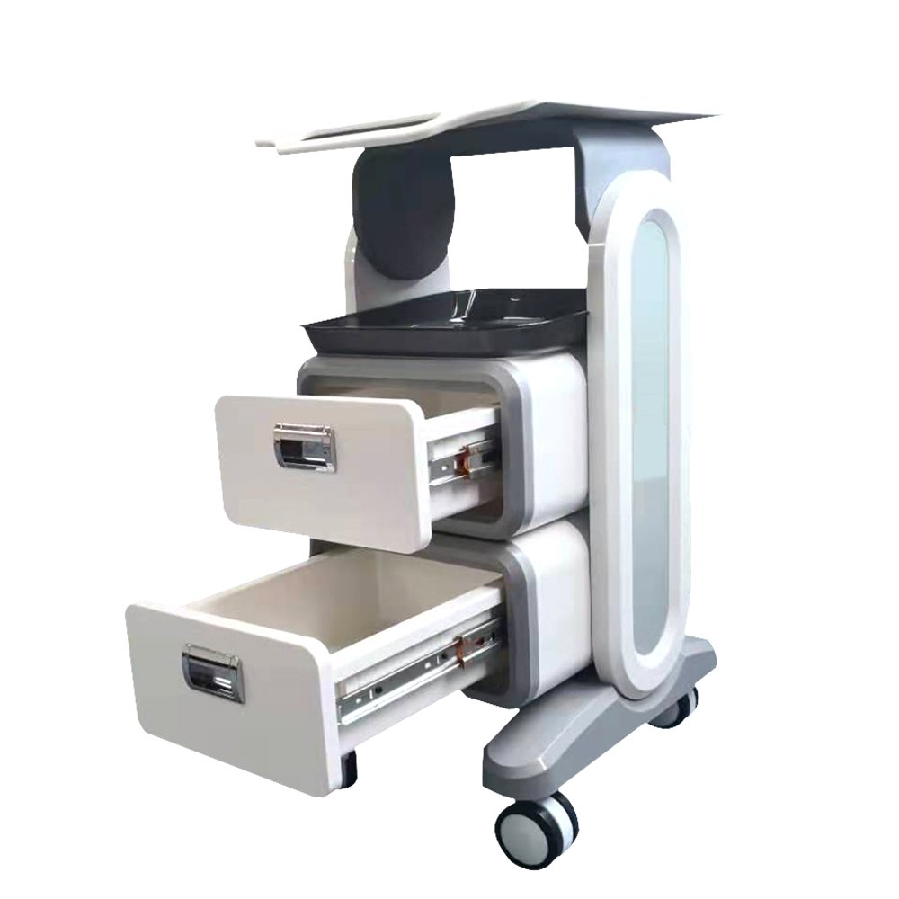 trolley with drawers beauty devices /stand for beauty device /cosmetic trolley for laser machine