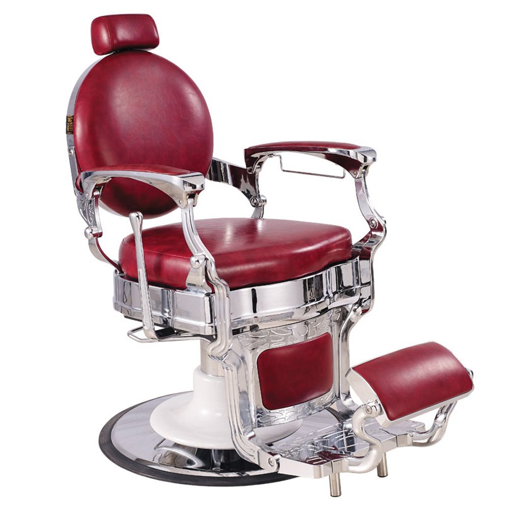 Yapin wholesale price luxury aluminum frame vintage gold hair salon furniture barber chair for men