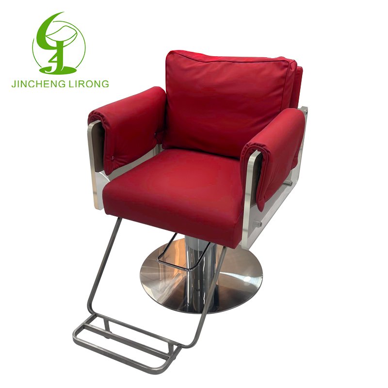 JINCHENG Well Designed Barber Shop Waiting Chairs Reclining Hairdressing Chair Colored Salon Chairs Professional China Supplier