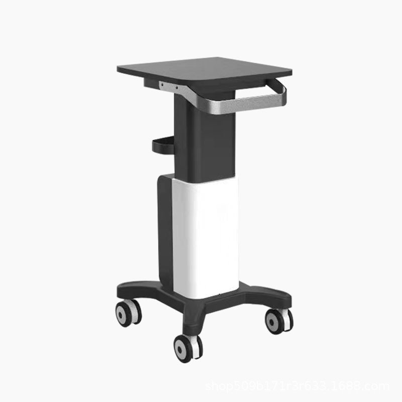 Esthetician Cart Rolling Trolley Cart With Tray Wheels and Stand Mobile Cart for Beauty Machines