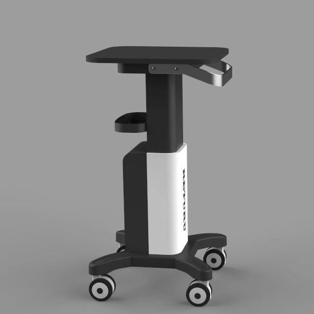 Esthetician Cart Rolling Trolley Cart With Tray Wheels and Stand Mobile Cart for Beauty Machines