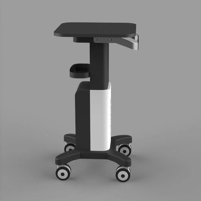 Esthetician Cart Rolling Trolley Cart With Tray Wheels and Stand Mobile Cart for Beauty Machines