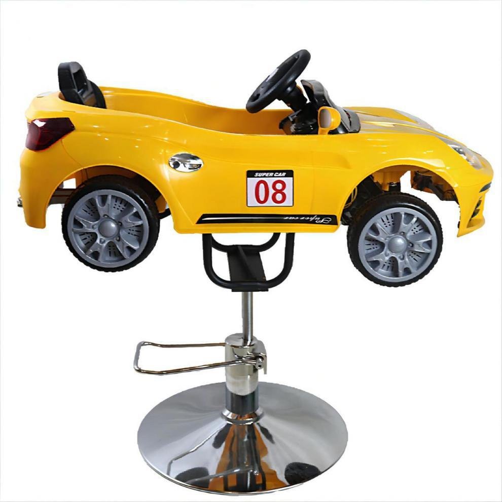 Barbershop Equipment Hair Salon Barber Kids Chair Car Simple Electric Cartoon Toy Hair Cutting Kids Barber Chair Ready to Ship