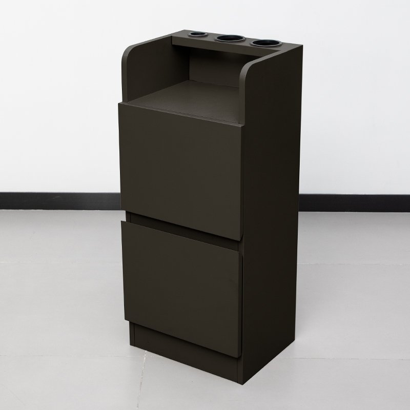 JUESHI Hot Sale Cheap Wooden Cabinet Beauty Salon Equipment Cabinet With Tools For Barber Beauty Salon Tool Cabinet Supplier
