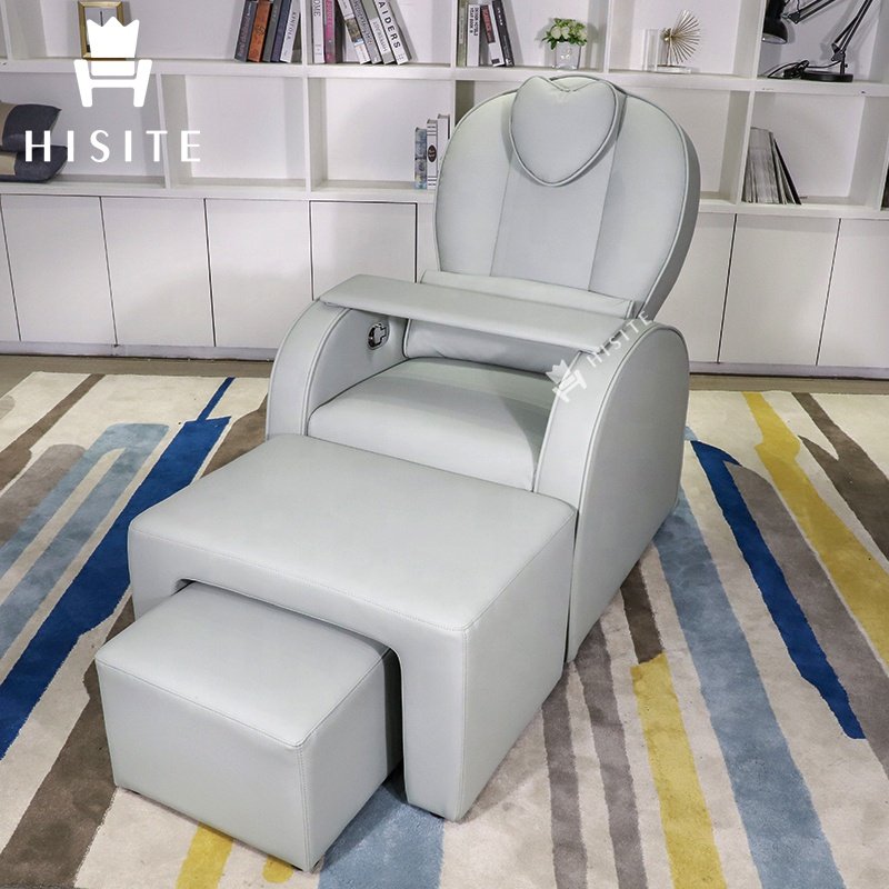Hisite Comfortable Nail Salon Pedicure Chair Beauty Eyelashes Sofa With Footrest