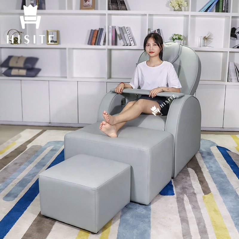 Hisite Comfortable Nail Salon Pedicure Chair Beauty Eyelashes Sofa With Footrest