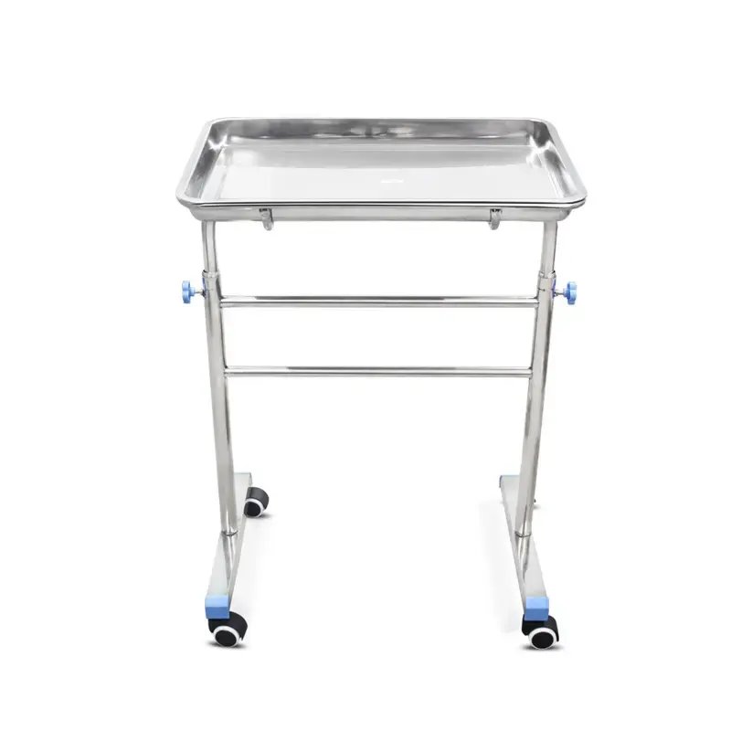 Hot Selling Stainless Steel Hospital Instrument Drawer Desktop Handcart Chinese Style Metal Desktop Cart Clinic Beauty Salon Use