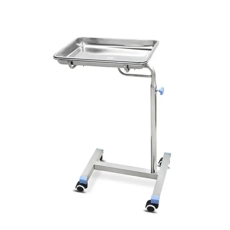 Hot Selling Stainless Steel Hospital Instrument Drawer Desktop Handcart Chinese Style Metal Desktop Cart Clinic Beauty Salon Use