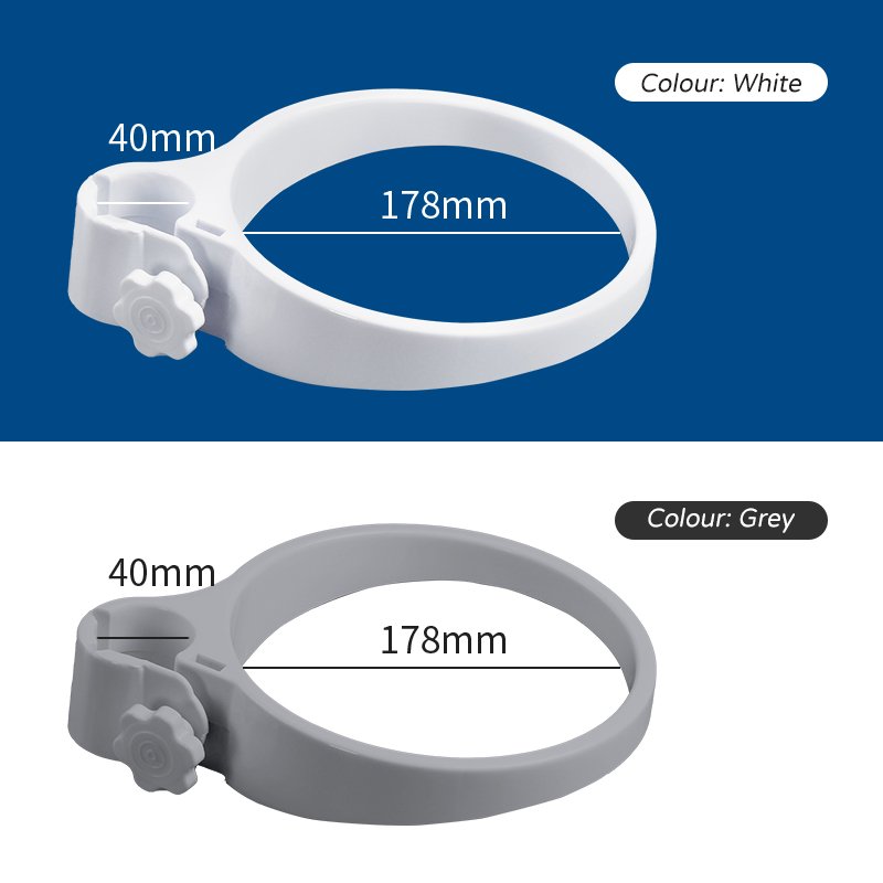 Factory wholesale hospital clinic salon trolley accessories disassembly type can be sold separately all plastic bucket ring