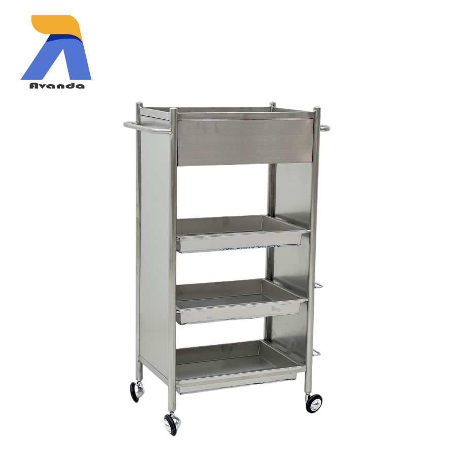 Professional Hairdressing Salon Equipment Hair Extension Salon Trolley Cart For Wholesale