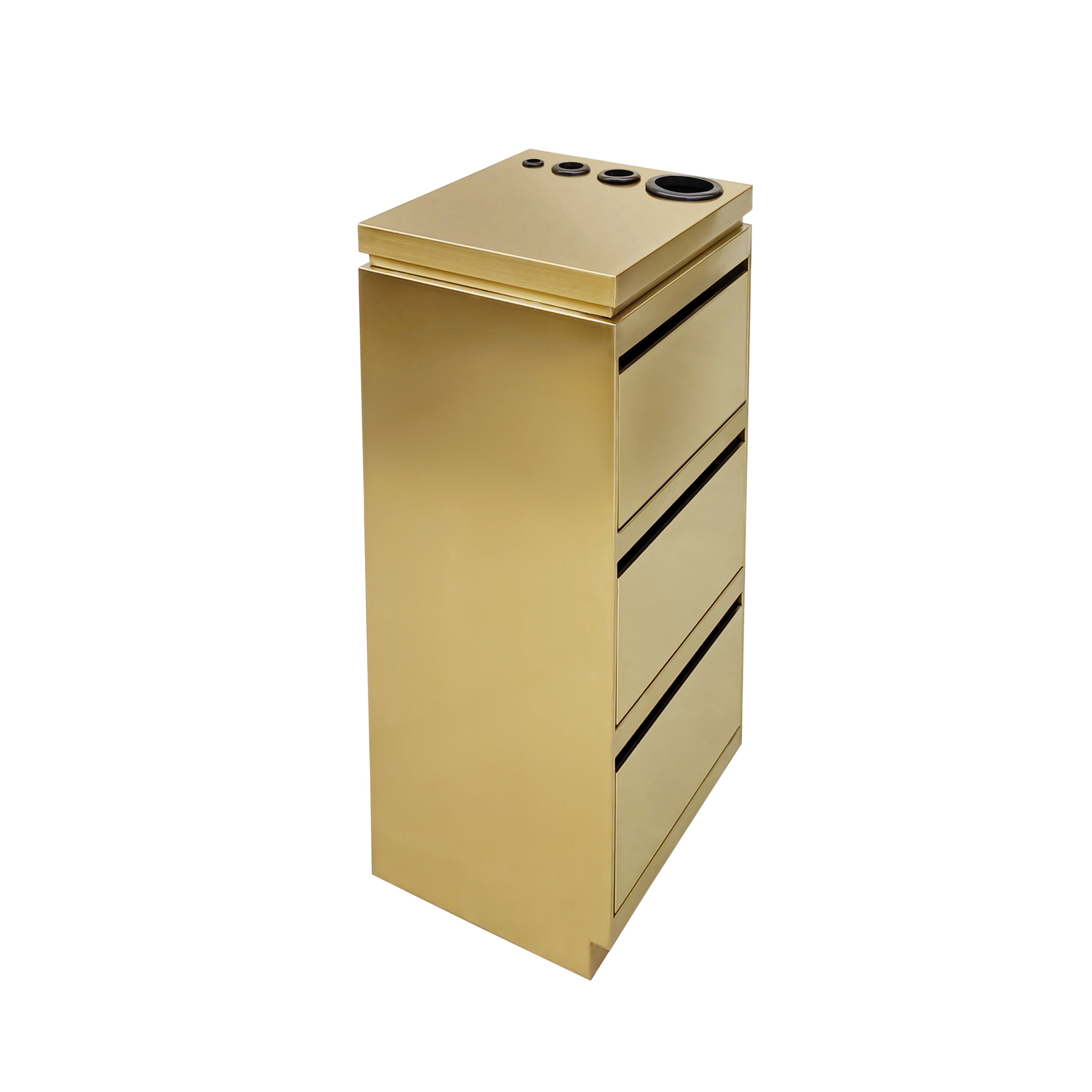 Hair Salon Trolley Professional Stainless Steel Metal Modern White Salon Furniture Beauty Machine Trolley Cart